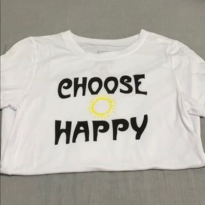 NWT Choose Happy Shirt